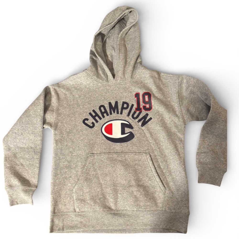 Champion Heather Gray Pullover Hoodie